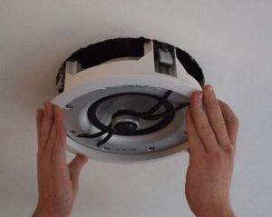 easily remove ceiling speakers without much hassle